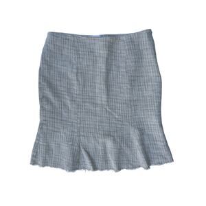 WHITE HOUSE BLACK MARKET, CREAM AND WHITE, SKIRT, SIZE 14